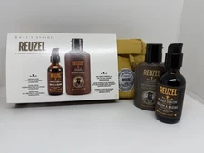 Reuzel Refresh and Serum Travel Kit - Refresh No Rinse 3.4oz and Beard Serum 2oz