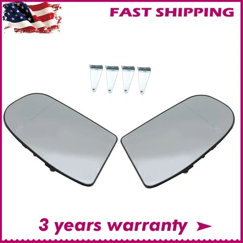 For 2001-2007 Mercedes C&E CLASS W211 W203 Mirror Glass Heated Left & Right Side