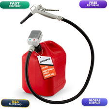 Deway Fuel Transfer Pump For Gas Can Manual Hand Trigger 2.4Gpm Flow Rate 51