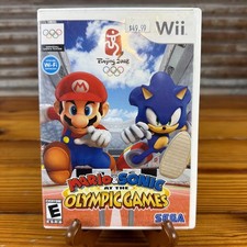 Nintendo Wii Mario & Sonic at the Olympic Games  - CIB -Tested MINTY!