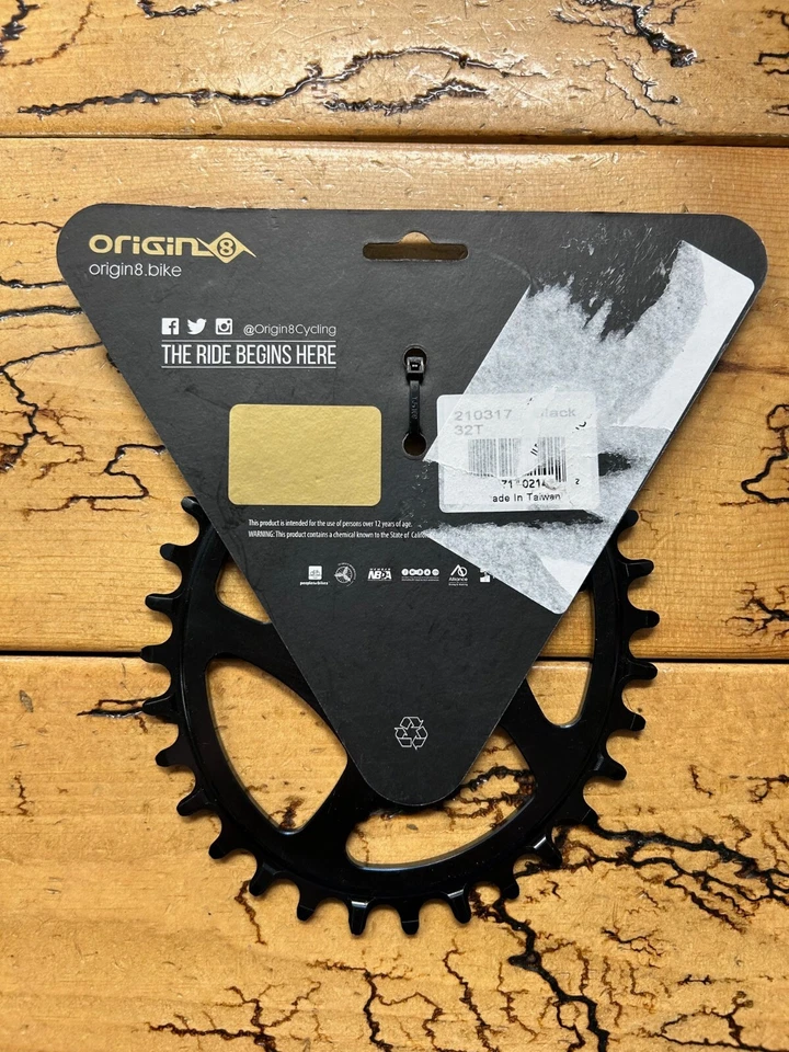 Origin8 32 Tooth Holdfast Oval BB30 1x Narrow Wide Direct Mount Chainring - Image 3 of 4