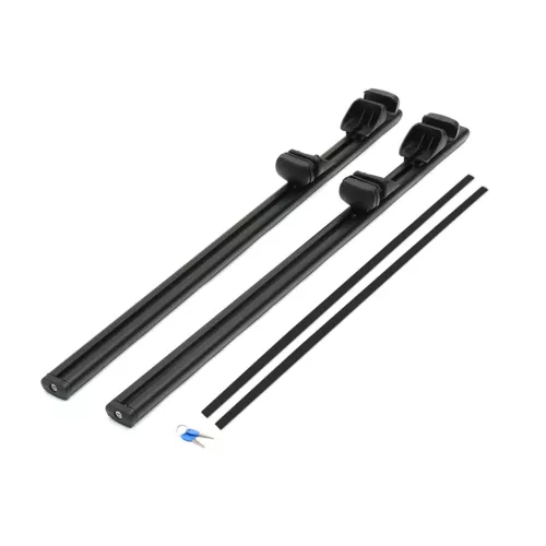 53'' Top Crossbar Roof Rack Cargo Carrier Luggage Black For Subaru XV 2011-2024 - Picture 9 of 13