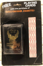 Vintage 1987 HARLEY DAVIDSON Playing Cards Cigarettes Lorillard Tobacco Company