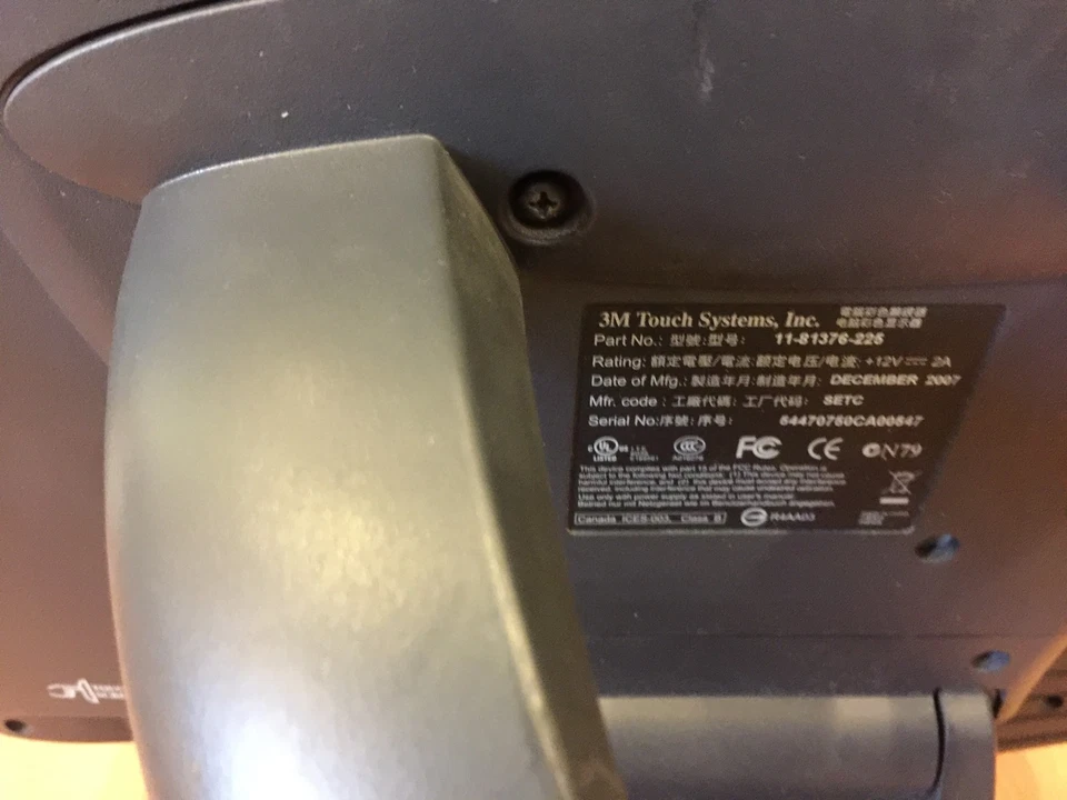 3M MicroTouch M150HB 15" LCD Monitor Upgraded to LED BLacklight - Image 3 of 4