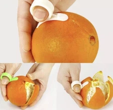 (Pack of 10) Easy Opener Lemon Orange Peeler Slicer Cutter Plastic Kitchen Tools
