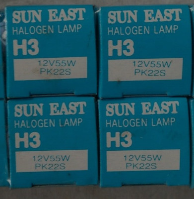 (4Pcs) Sun East H3 Headlight Halogen Bulb 12V 55w