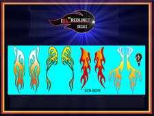 1/64 'Assorted FLAMES' Decal SCR-0079