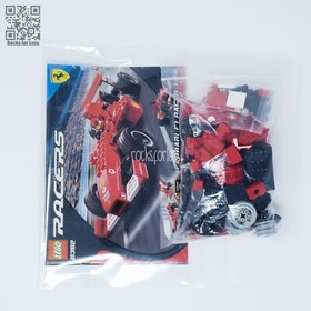 LEGO RACERS 8362 FERRARI F1 RACER 1:24 RETIRED COMPLETE SET RARE