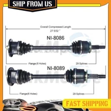 For Nissan 240SX 2.4L RWD 1989-1994 Rear CV Joint Axle Shaft 2x