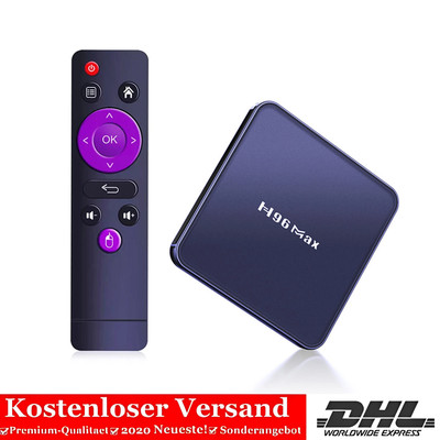 Android TV Box 12.0 Smart Dual-band WiFi BT4.0 100M LAN VP9 H.265 Dekodierung