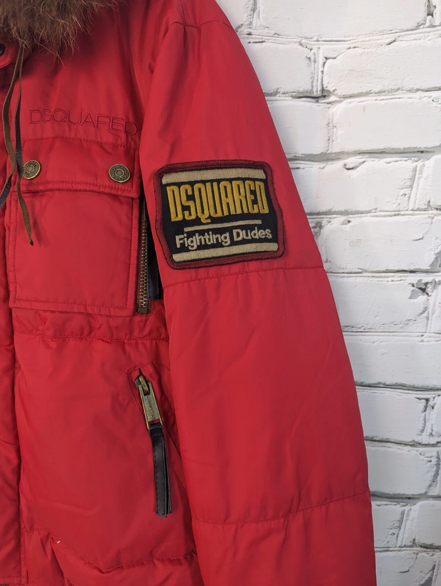Dsquared2 fighters hooded down jacket new arrivals