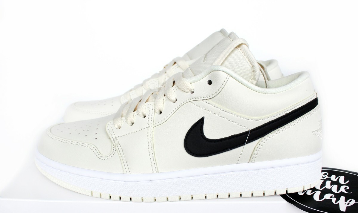 Nike Air Jordan 1 Low W Coconut Milk Beige White UK 3 4 5 6