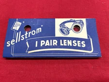 Sellstrom LCA Clear Sel-Hard Flat Hardened Lenses for Goggles  VINTAGE!