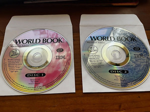 World Book Interactive Encyclopedia - Macintosh/Mac -1998 IBM CD-ROM & CD KEY