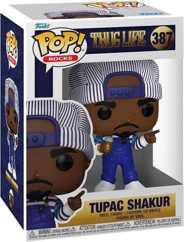 Funko POP! Rocks 387 / Tupac Shakur - Thug Life / Collector Vinyl Figure - Picture 6 of 9