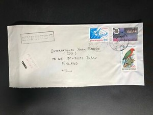Indonesia #780//B242 Cover to Finland 1970-1999 Cover #915