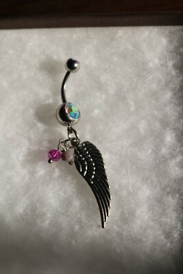 Angel Wing Belly button Ring 