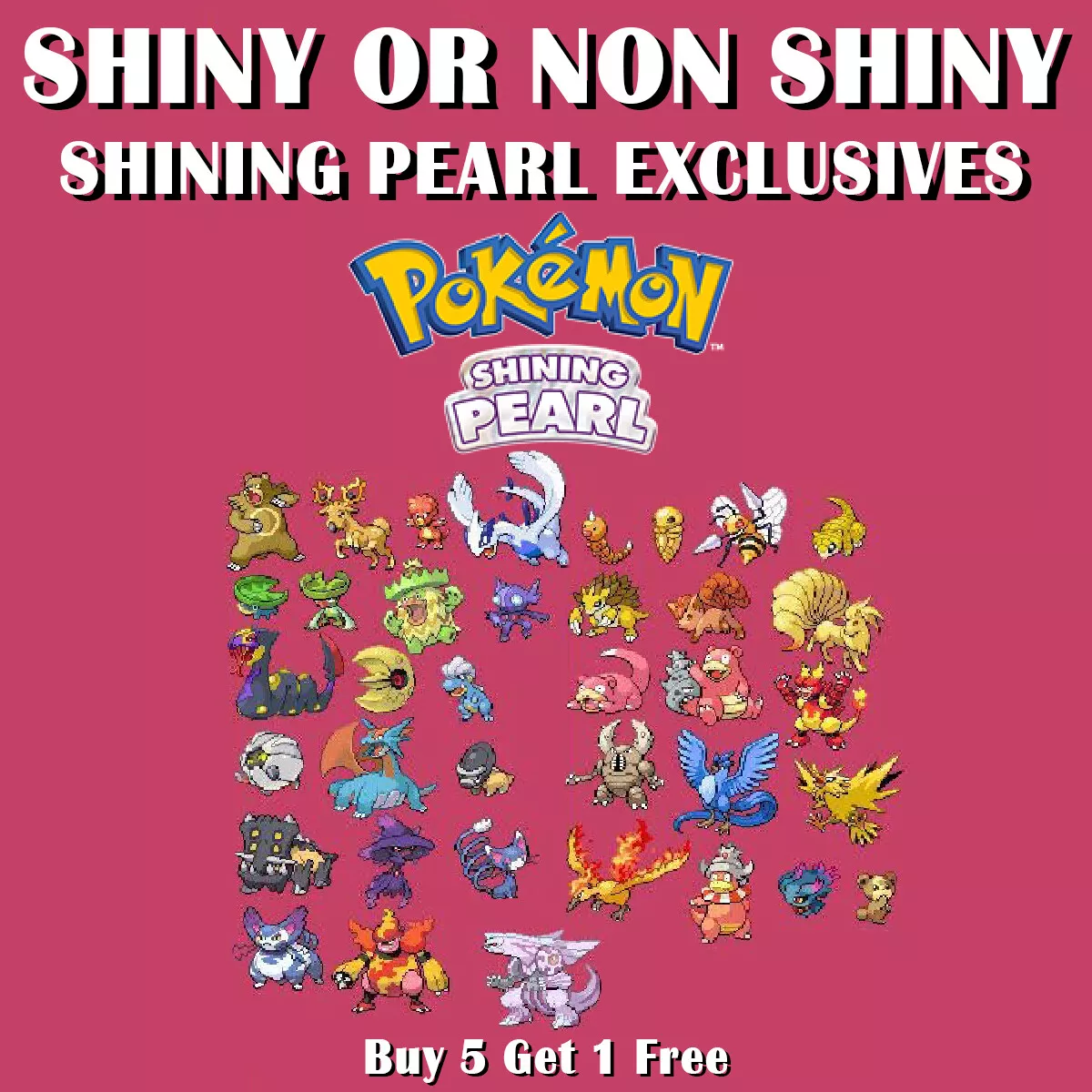 Pokémon exclusive to Brilliant Diamond or Shining Pearl versions