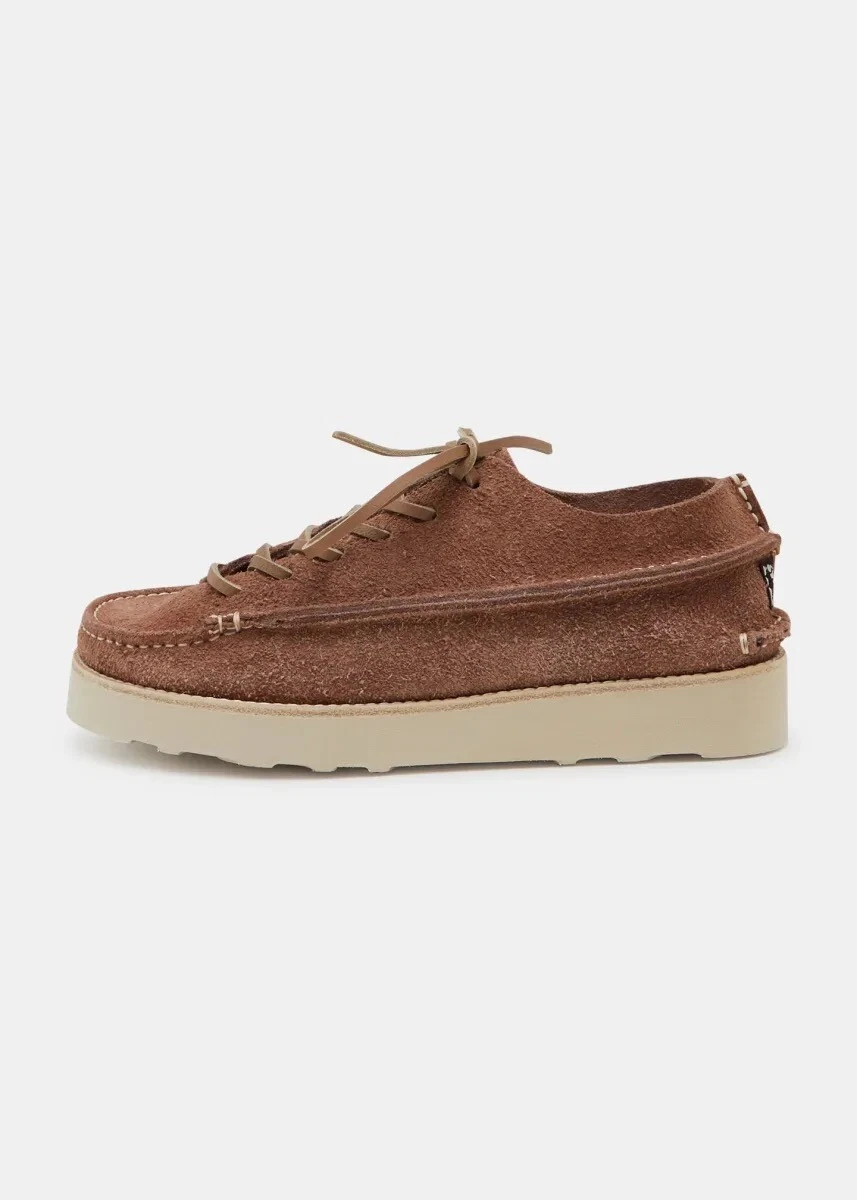 Yogi Mens Suede Shoes Taupe Indigo EVA Sole Finn 11UK EU45 RRP£160