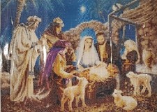 Kit Dipinto Diamante Presepe