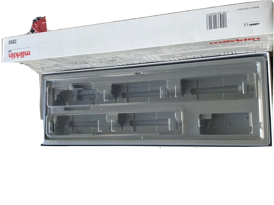 Märklin 2890 --- LEERKARTON "Postpaket-Güterzug - 500 Jahre Post" 28 ---- - Bild 2 von 4