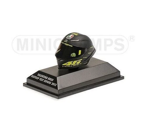 MODELLINO CASCO HELMET 1:8 MINICHAMPS VR/46 ROSSI DUCATI MOTOGP TEST SEPANG 2012 - Immagine 2 di 4