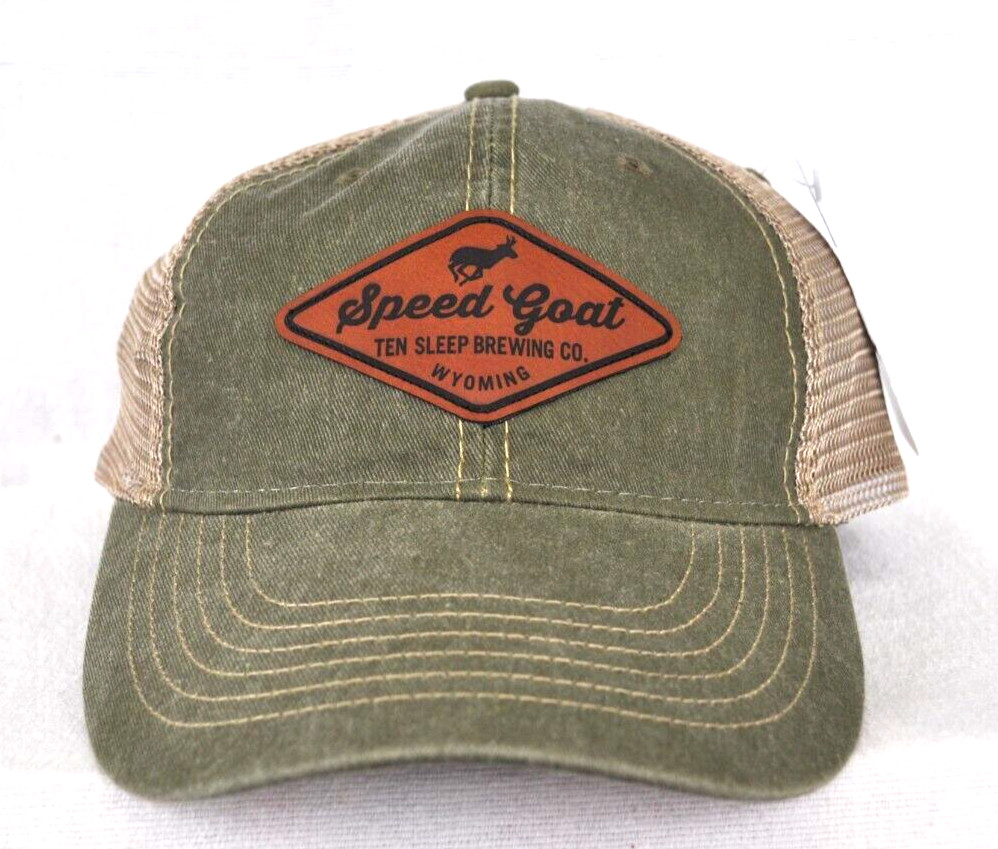 *SPEED GOAT ALE TEN SLEEP BREWING WYOMING* Trucker gorra de malla suave sombrero OURAY 51286