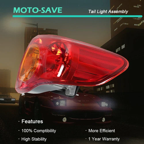 Luz trasera exterior para pasajero lado derecho Toyota Corolla 2009-2010 - Imagen 3 de 15