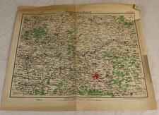 Karte des franz&ouml;sisch-belgischen Kriegsschauplatzes - Kampfgeb. Arras-Reims /S30