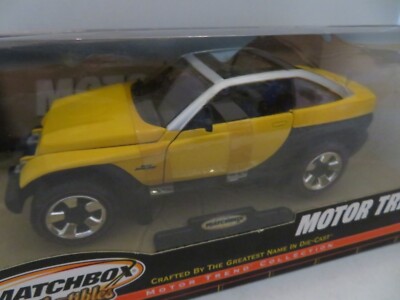 Matchbox Collectibles Yellow Jeep Jeepster Concept 1/18 Diecast