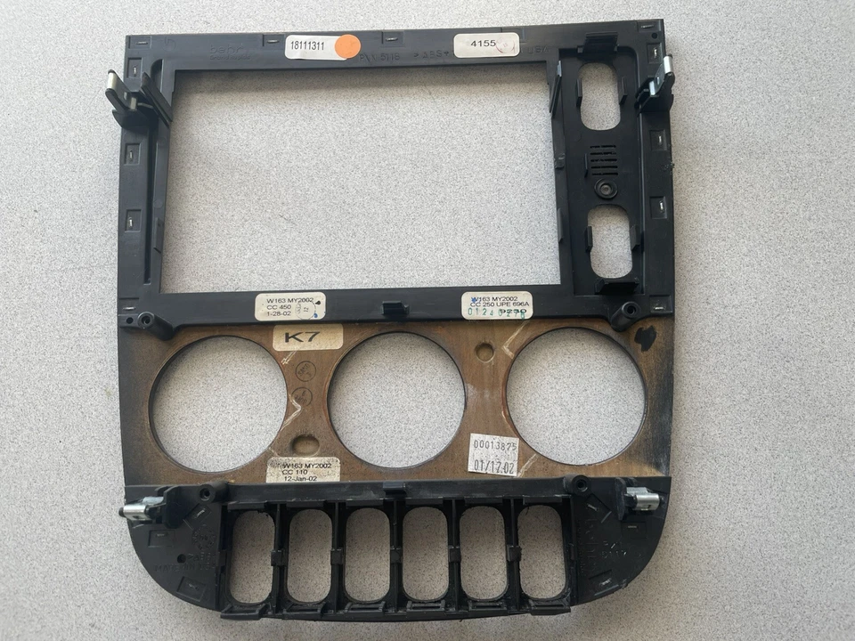 1998-2003 MERCEDES-BENZ ML320 ~ CENTER CONSOLE TRIM ~ A1636807236 ~ OEM PART - Image 2 of 4