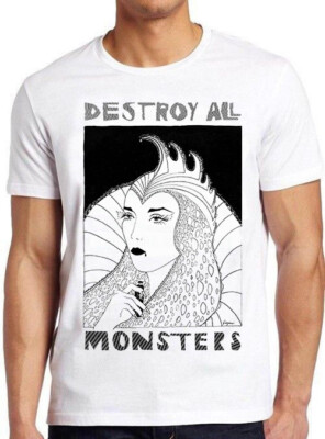 Destroy All Monsters Bored Punk Rock Retro Musik cooles Geschenk Tee T-Shirt 5005