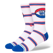 Stance Adult White Crew NBA Basketball Classics Brooklyn Nets Socks Sz L 9-13