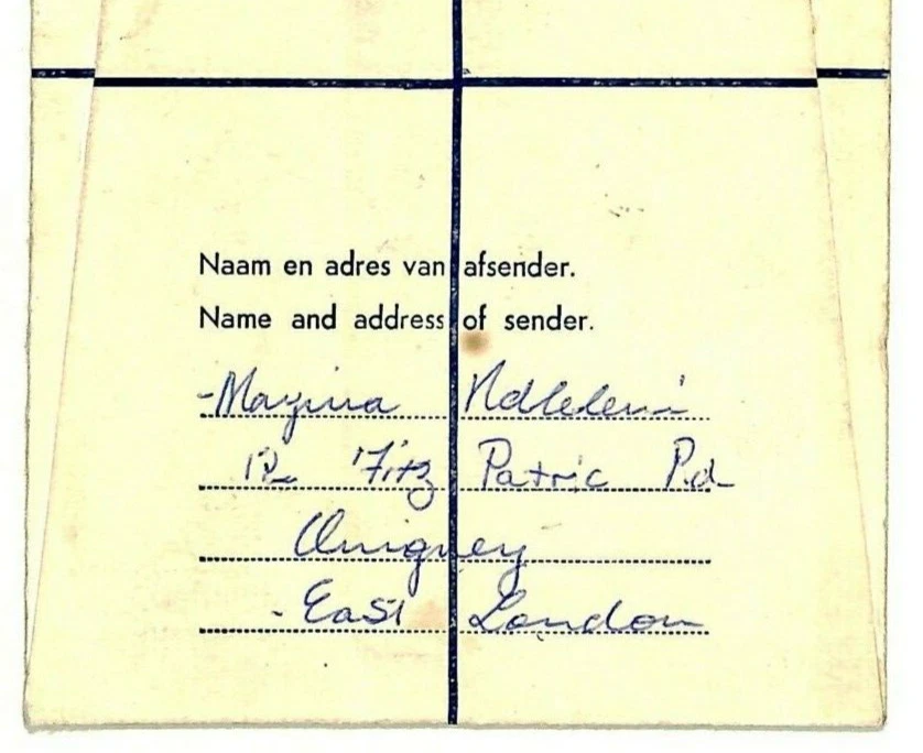 SOUTH AFRICA MILITARY Rare *Rocket Range* REGISTERED Cover 1963 Kentani MS4329 - Image 4 of 4