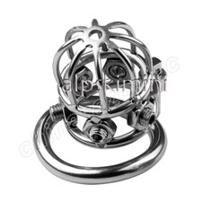 Chastity Belt Cage Device Restraint Spiked Ring Lock Metal Stainless Steel Male