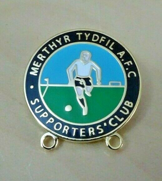 MERTHYR TYDFIL SUPPORTERS CLUB Enamel Pin Badge eBay