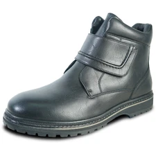 bravo! Men WaterproofWinter Boot MARK-6 Fur Lined Bootwith Hook-and-Loop Closure