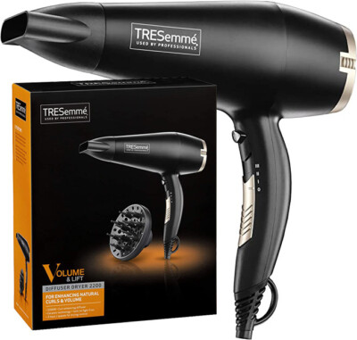 TRESemme 5543U Salon Professional Volume Lift Diffuser Hair Dryer 2200W  UK