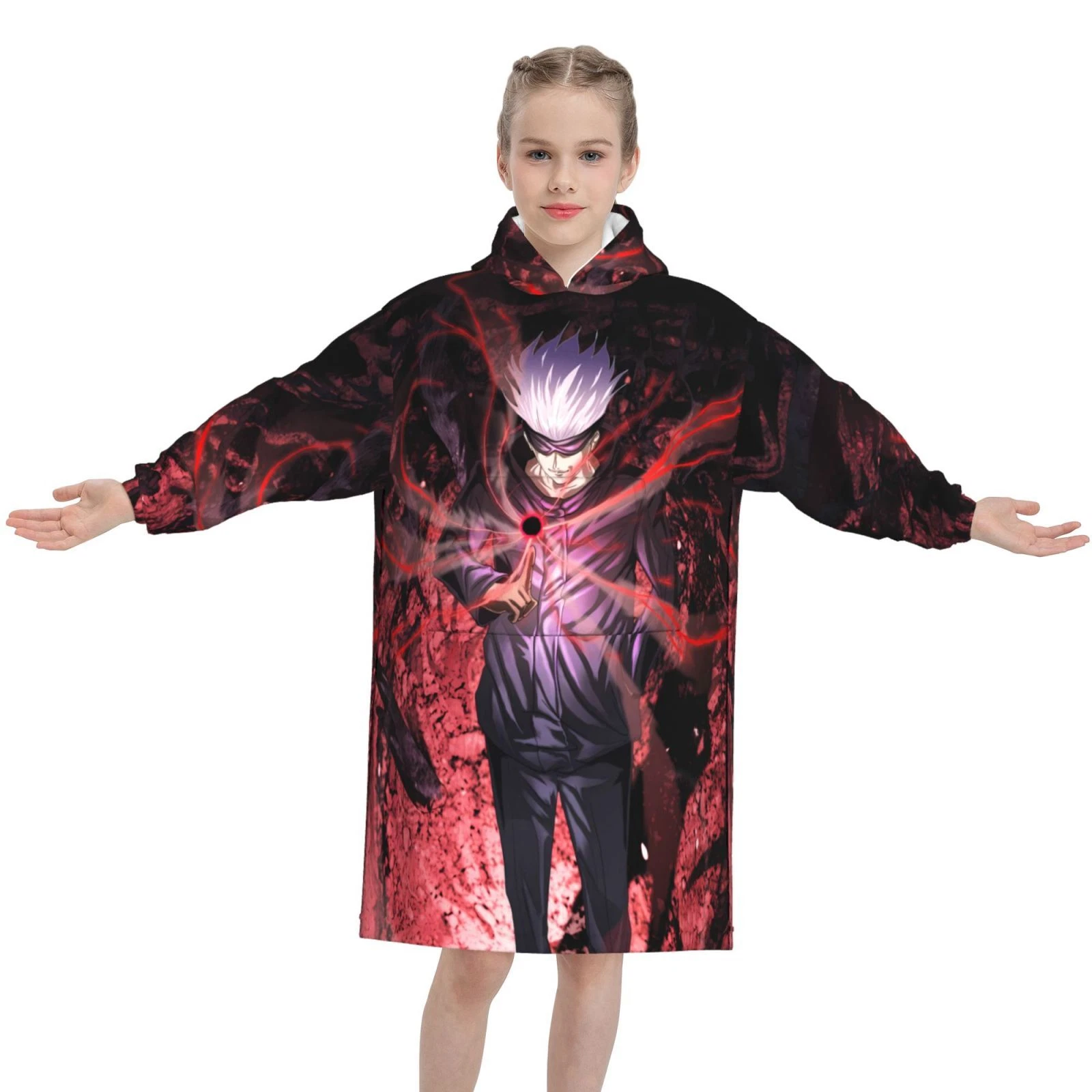Jujutsu Satoru Gojo Oversized Blanket Hoodie