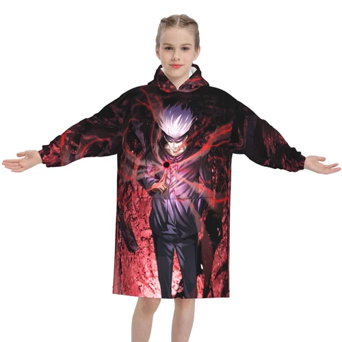 Jujutsu Satoru Gojo Oversized Blanket Hoodie
