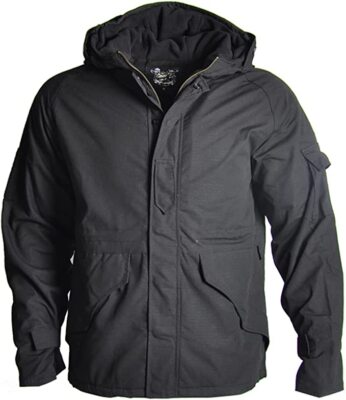 Men Waterproof Warm Hooded Windbreaker Fleece Hiking Clothes