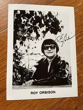 Roy Orbison rare signed photo