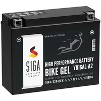 Siga YB16AL-A2 Motorradbatterie GEL 16Ah 12V Ducati Yamaha CB16AL-A2 51616
