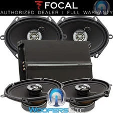 pkg FOCAL AUDITOR 2 Sets RIP-570C 5x7/6x8 SPEAKERS + R-4280 4-CHANNEL AMPLIFIER