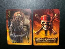 Swap Playing Card PIRATES OF THE CARIBBEAN  Six of Spades  PALIFICO 2007 Disney