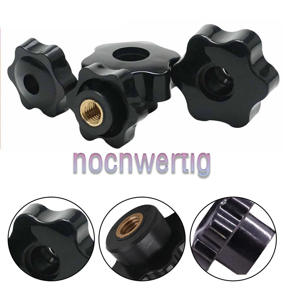 10x Sterngriff Mutter M10/M6/M8 Sterngriffmutter Mutter Flügelmutter Sterngriff - Bild 4 von 4