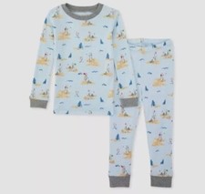 New Burt  s Bees Bear and Beach Snowball Pajama Set