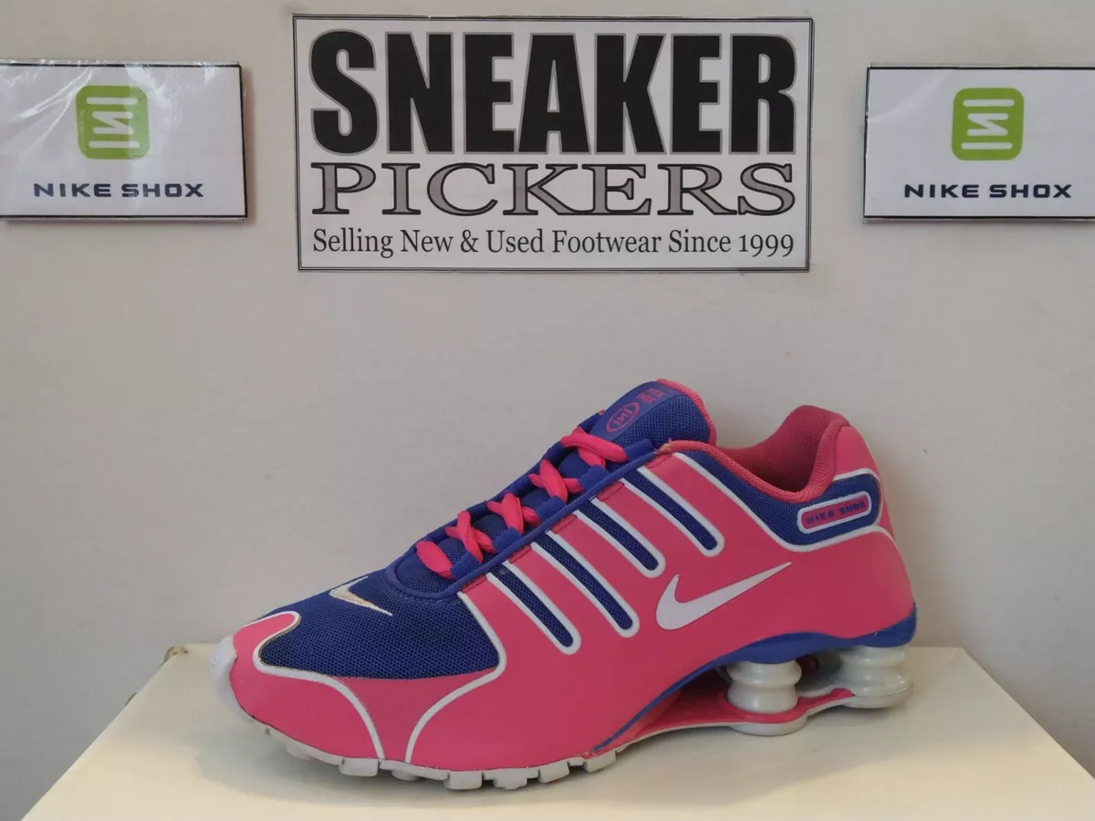 Fobia Alivio Orgulloso Nike Women&#039;s Shox NZ NS - 580574 456 - Hyper Blue / Pure Violet -  Size: 7.5 RARE | eBay