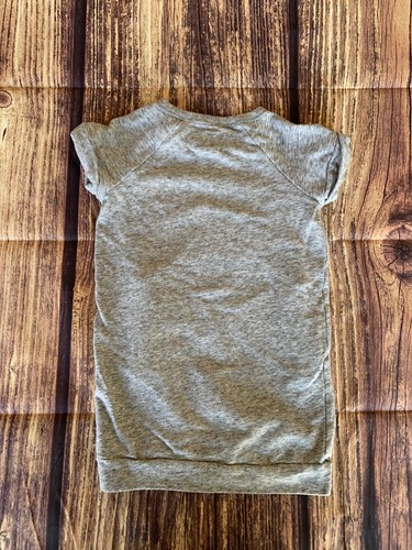 GAP Kids Girl's Short Sleeve Side Pockets Pullover Gray Dress Size: XS - Picture 8 of 9