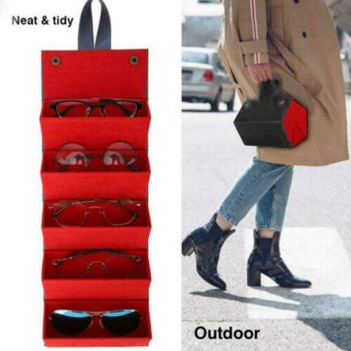 Moschino Red Patent Leather large eyeglass/sunglass case. Moschino sunglasses case - Gem main image 2